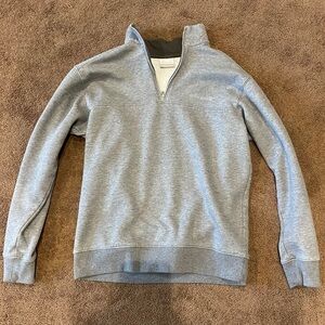 Columbia quarter zip, size small, grey